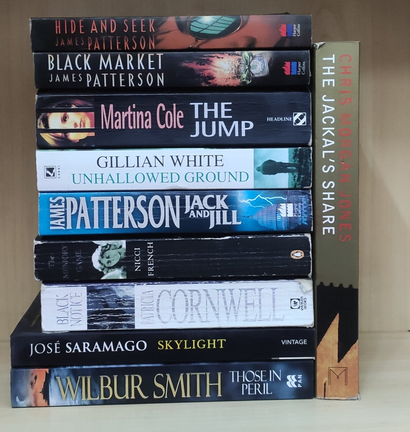 Thriller Mystery Suspense Fiction | Pack of 10 Books | Free Shipping | Free Bookmarks