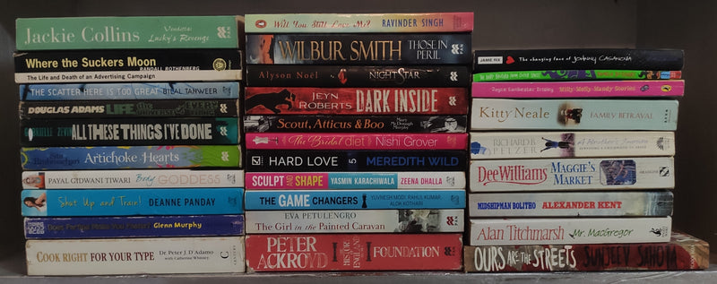 Mixed Lot of General Fiction Books for Adults | Lot of 30 Books
