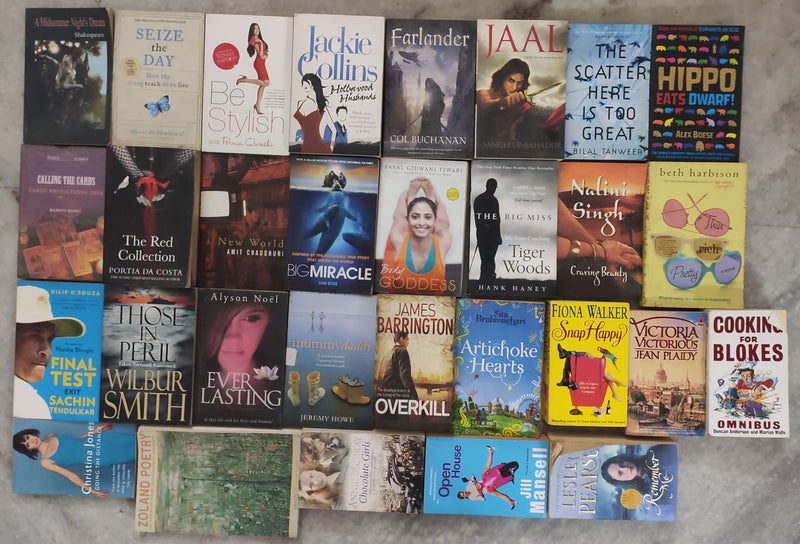 Mixed Lot of General Fiction Books for Adults | Lot of 30 Books