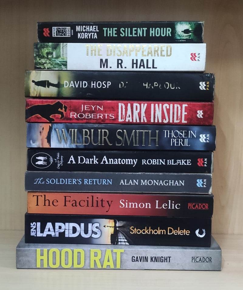 Thriller Mystery Suspense Fiction | Pack of 10 Books | Free Shipping | Free Bookmarks