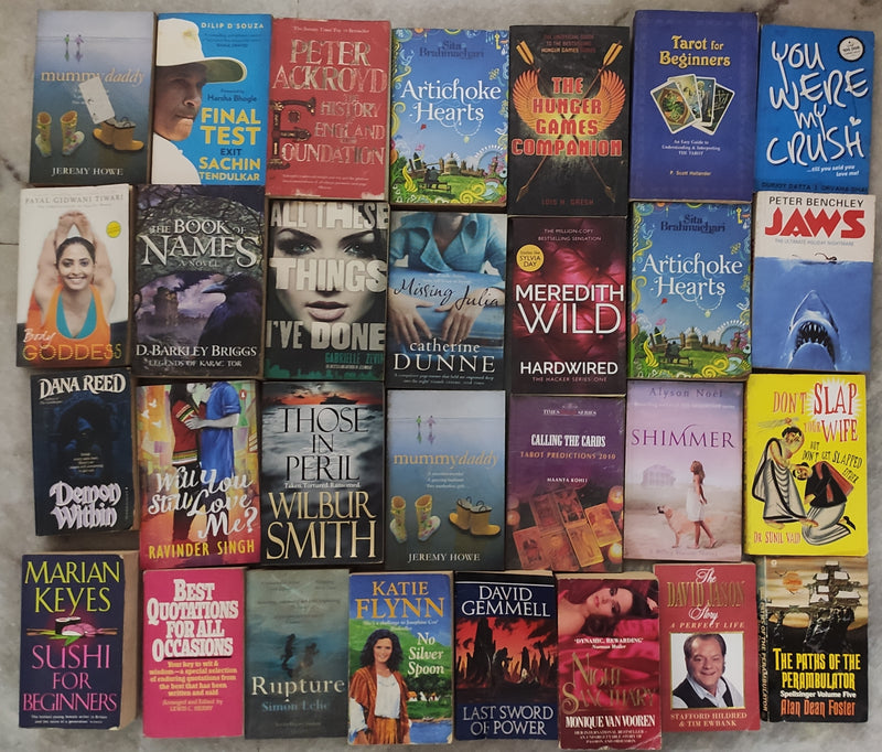 Mixed Lot of General Fiction Books for Adults | Lot of 30 Books
