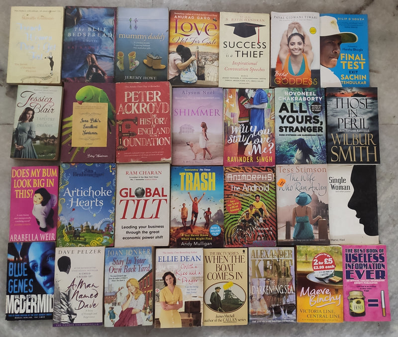 Mixed Lot of General Fiction Books for Adults | Lot of 30 Books