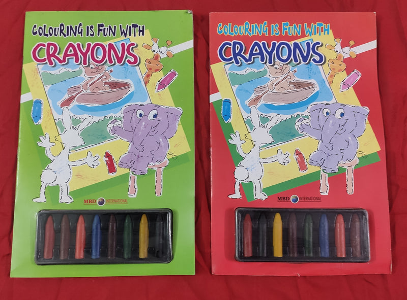 Pack of 10 Coloring, Activities & Story Books | Free Crayons & Watercolors | Free Shipping