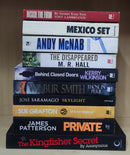Thriller Mystery Suspense Fiction | Pack of 10 Books | Free Shipping | Free Bookmarks