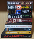 Thriller Mystery Suspense Fiction | Pack of 10 Books | Free Shipping | Free Bookmarks