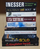 Thriller Mystery Suspense Fiction | Pack of 10 Books | Free Shipping | Free Bookmarks