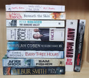Thriller Mystery Suspense Fiction | Pack of 10 Books | Free Shipping | Free Bookmarks