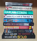 Thriller Mystery Suspense Fiction | Pack of 10 Books | Free Shipping | Free Bookmarks