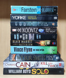 Thriller Mystery Suspense Fiction | Pack of 10 Books | Free Shipping | Free Bookmarks