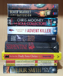 Thriller Mystery Suspense Fiction | Pack of 10 Books | Free Shipping | Free Bookmarks