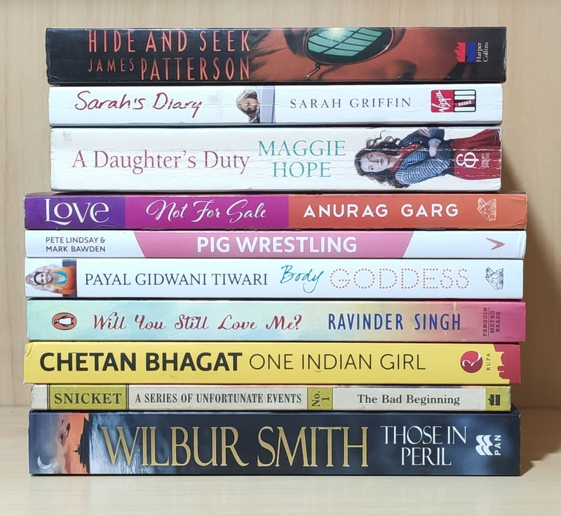 Mix of 4 Genres Books Lot | Free Shipping & Bookmarks