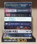 Thriller Mystery Suspense Fiction | Pack of 10 Books | Free Shipping | Free Bookmarks