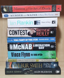 Thriller Mystery Suspense Fiction | Pack of 10 Books | Free Shipping | Free Bookmarks
