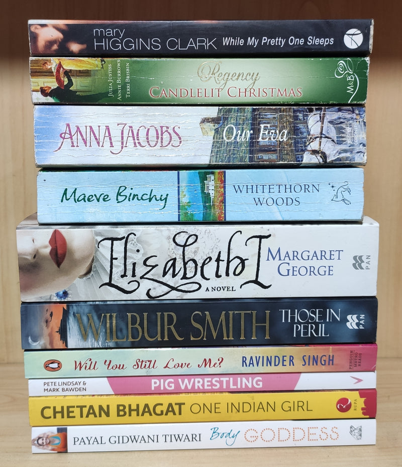 Mix of 4 Genres Books Lot | Free Shipping & Bookmarks