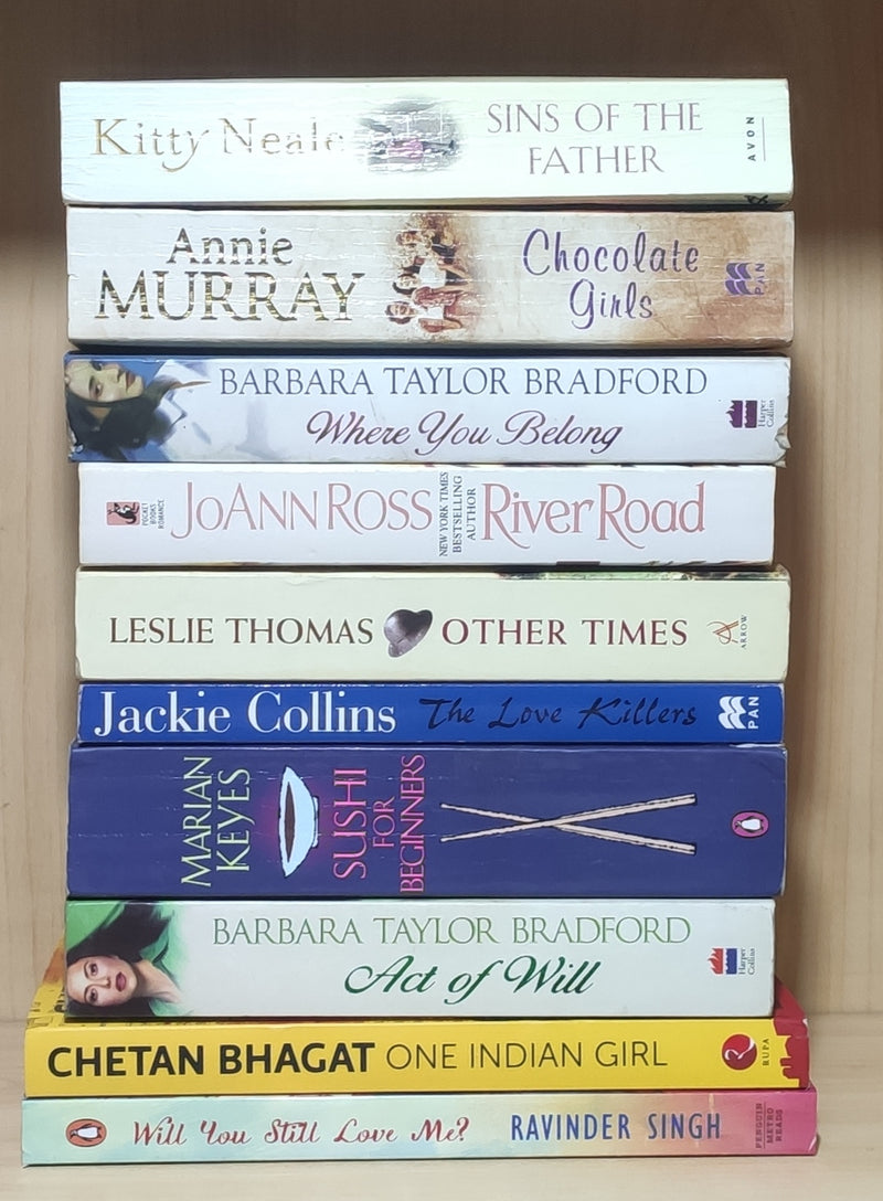 Love &  Romance Fiction 10 Books Set | Free Shipping | Free Bookmarks
