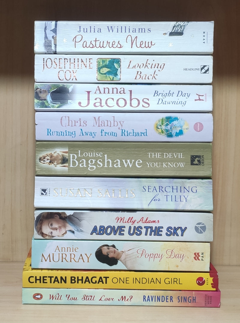 Love &  Romance Fiction 10 Books Set | Free Shipping | Free Bookmarks