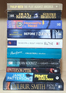 Thriller Mystery Suspense Fiction | Pack of 10 Books | Free Shipping | Free Bookmarks