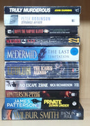 Thriller Mystery Suspense Fiction | Pack of 10 Books | Free Shipping | Free Bookmarks