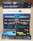 Thriller Mystery Suspense Fiction | Pack of 10 Books | Free Shipping | Free Bookmarks