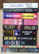 Thriller Mystery Suspense Fiction | Pack of 10 Books | Free Shipping | Free Bookmarks