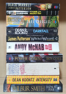 Thriller Mystery Suspense Fiction | Pack of 10 Books | Free Shipping | Free Bookmarks