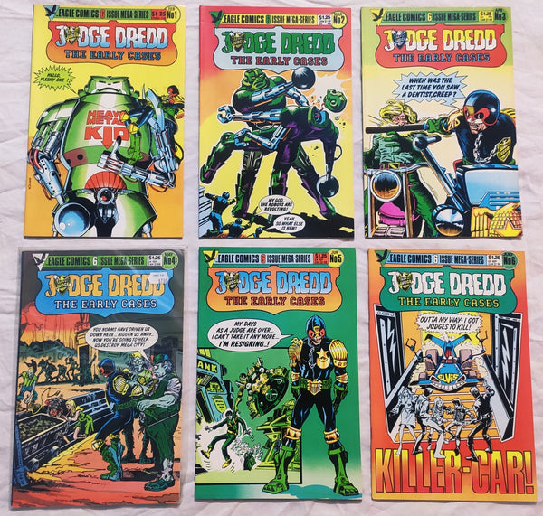 Eagle Comics Judge Dredd #1-6 Complete