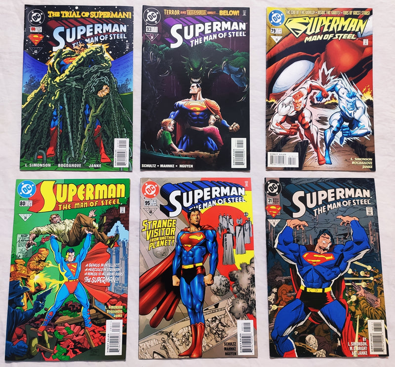 Superman Man of Steel | Set of 6 Comics | DC Comics