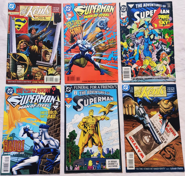 Superman Comics by DC Comics | Original US Print Comics | Set of 6 Comics