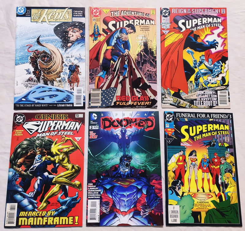 Superman Comics by DC Comics | Original US Print Comics | Set of 6 Comics