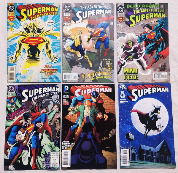 Superman Comics by DC Comics | Original US Print Comics | Set of 6 Comics