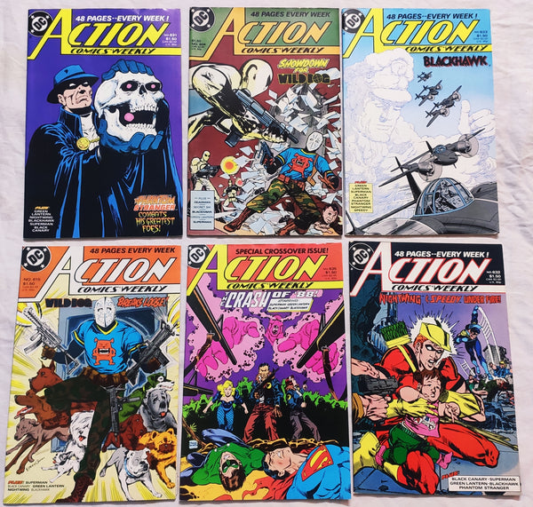 Superman Action Comics Weekly 48 Pages | Original US Print Comics | Set of 6 DC Comics