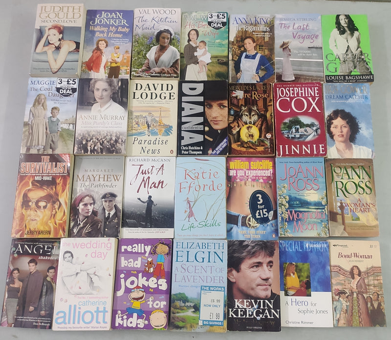 Mixed Lot of General Fiction Books for Adults | Lot of 30 Books