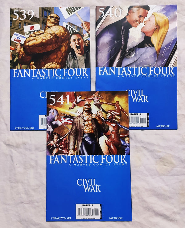 Fantastic Four #539-541 (Set of 3 Marvel Comics)