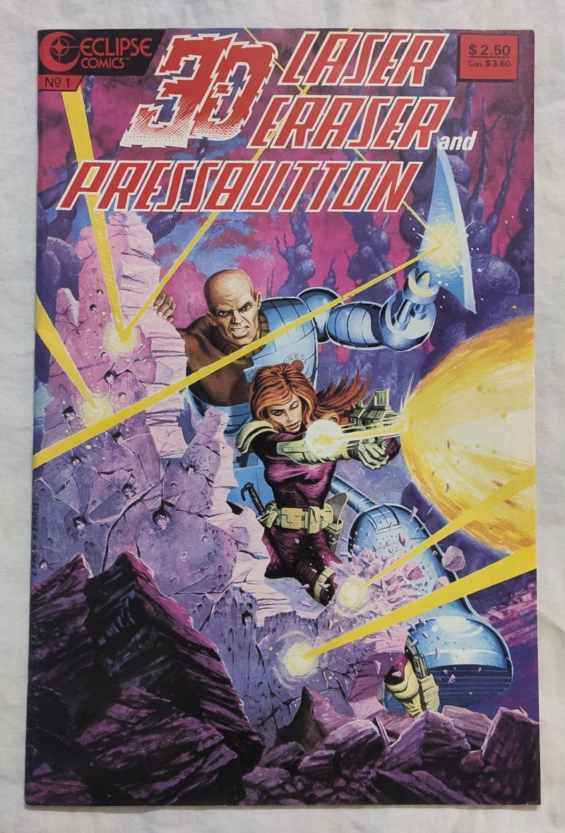 Eclipse Comics Laser Eraser and Pressoutton