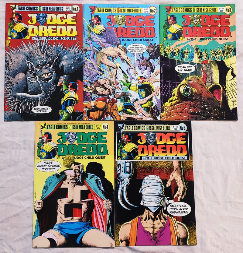 Eagle Comics Judge Dreed Comics Complete