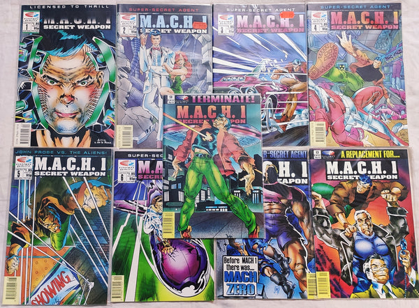 M.A.C.H.I Secret Weapon Limited Edition #1-9 Complete