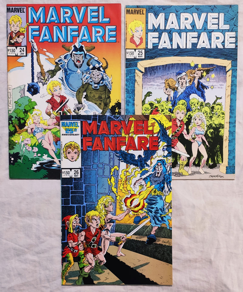 Marvel Comics 1980s Marvel Fanfare