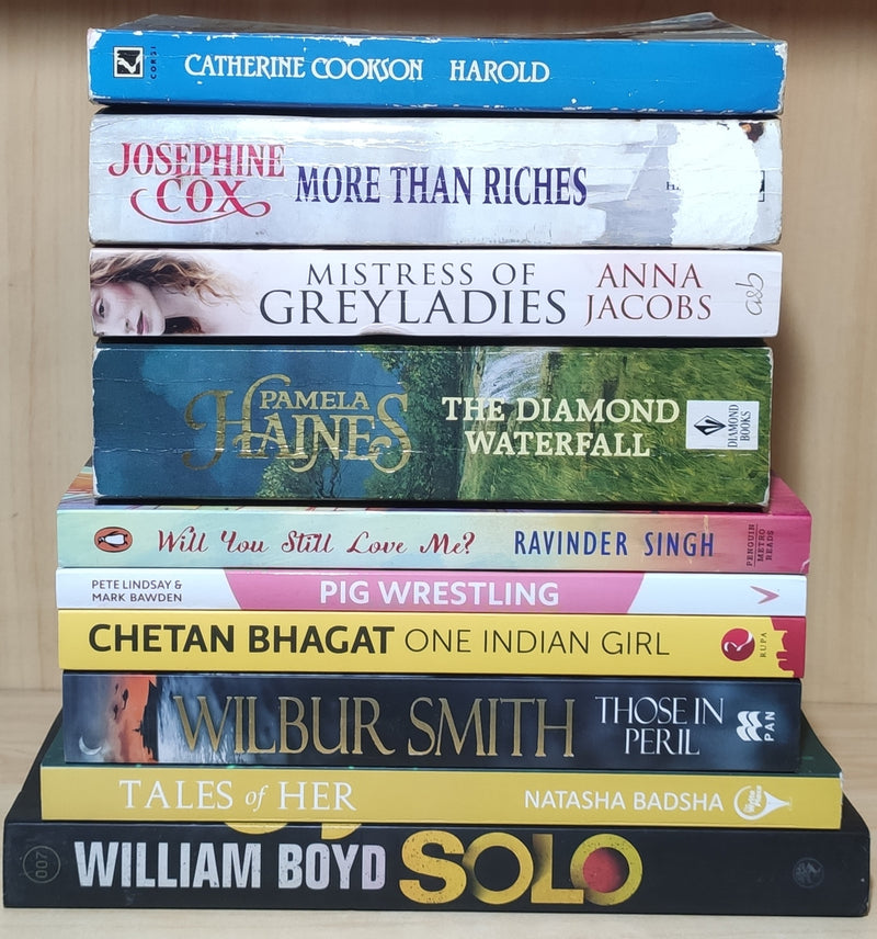 Mix of 4 Genres Books Lot | Free Shipping & Bookmarks