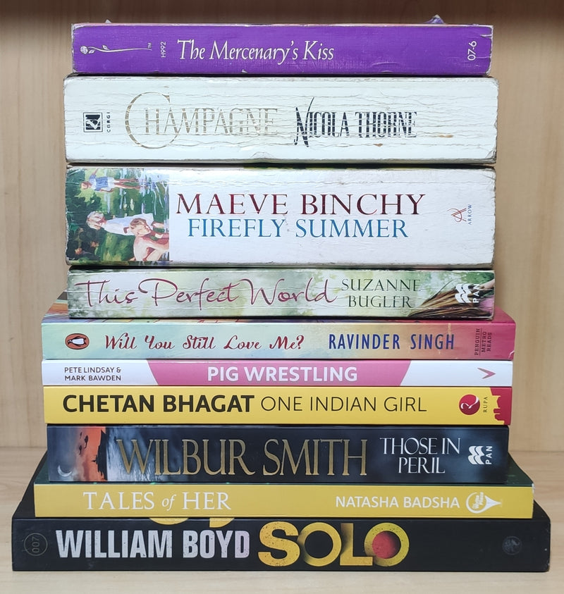 Mix of 4 Genres Books Lot | Free Shipping & Bookmarks