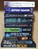 Thriller Mystery Suspense Fiction | Pack of 10 Books | Free Shipping | Free Bookmarks