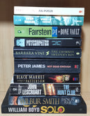 Thriller Mystery Suspense Fiction | Pack of 10 Books | Free Shipping | Free Bookmarks