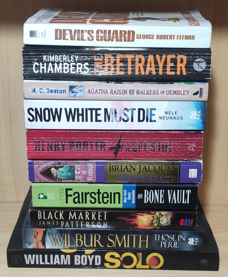 Thriller Mystery Suspense Fiction | Pack of 10 Books | Free Shipping | Free Bookmarks