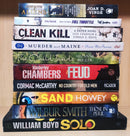 Thriller Mystery Suspense Fiction | Pack of 10 Books | Free Shipping | Free Bookmarks