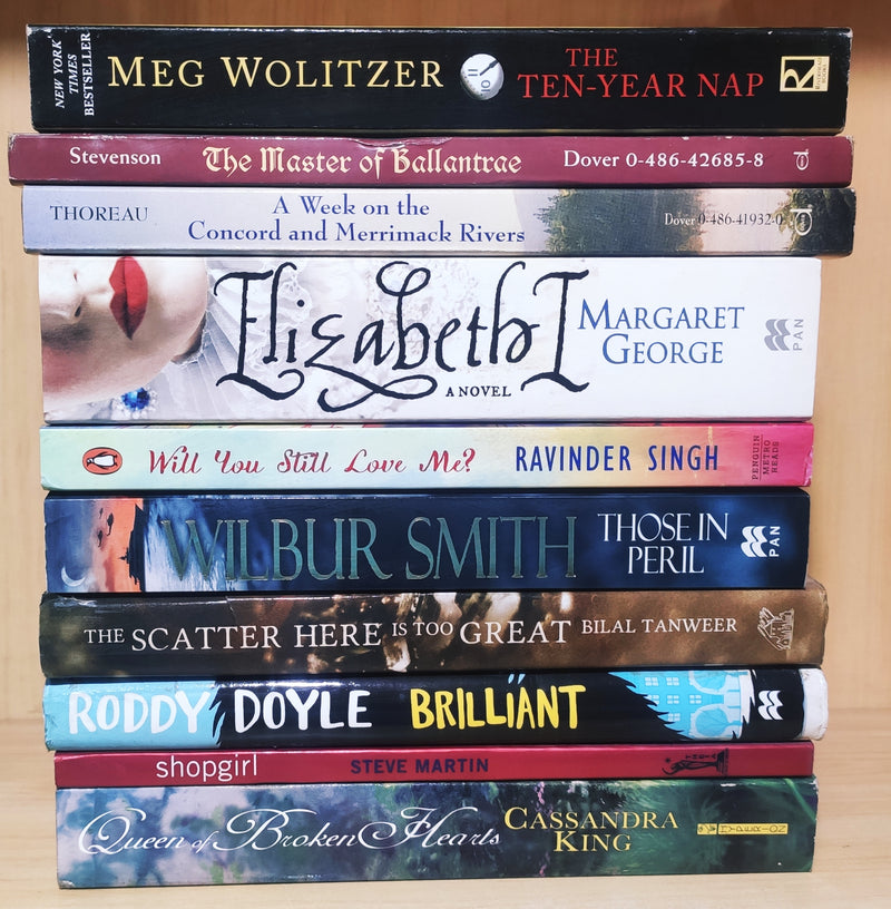Pack of 10 Mixed Fiction Books | Good Condition | Free 5 Bookmarks | Free Shipping