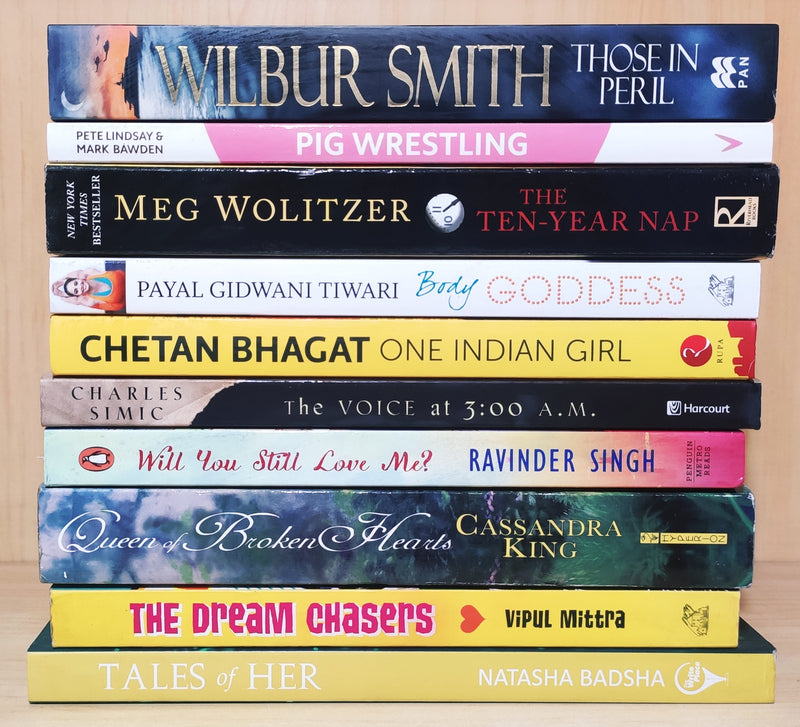 Mix of 4 Genres Books Lot | Free Shipping & Bookmarks