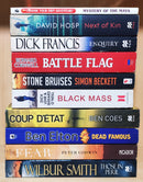 Thriller Mystery Suspense Fiction | Pack of 10 Books | Free Shipping | Free Bookmarks