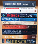 Thriller Mystery Suspense Fiction | Pack of 10 Books | Free Shipping | Free Bookmarks