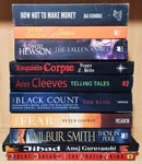 Thriller Mystery Suspense Fiction | Pack of 10 Books | Free Shipping | Free Bookmarks