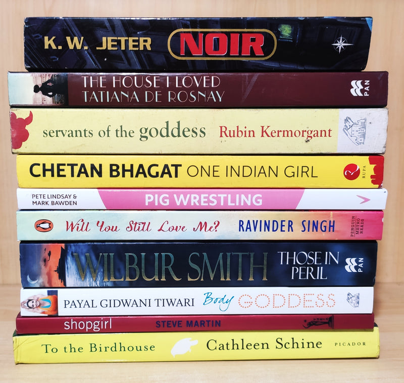 Mix Genres Books Lot | Pack of 10 Books | Free Shipping & Bookmarks