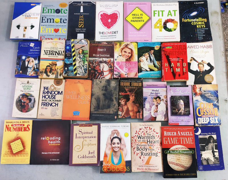 Mixed Lot of General Fiction Books for Adults | Lot of 30 Books